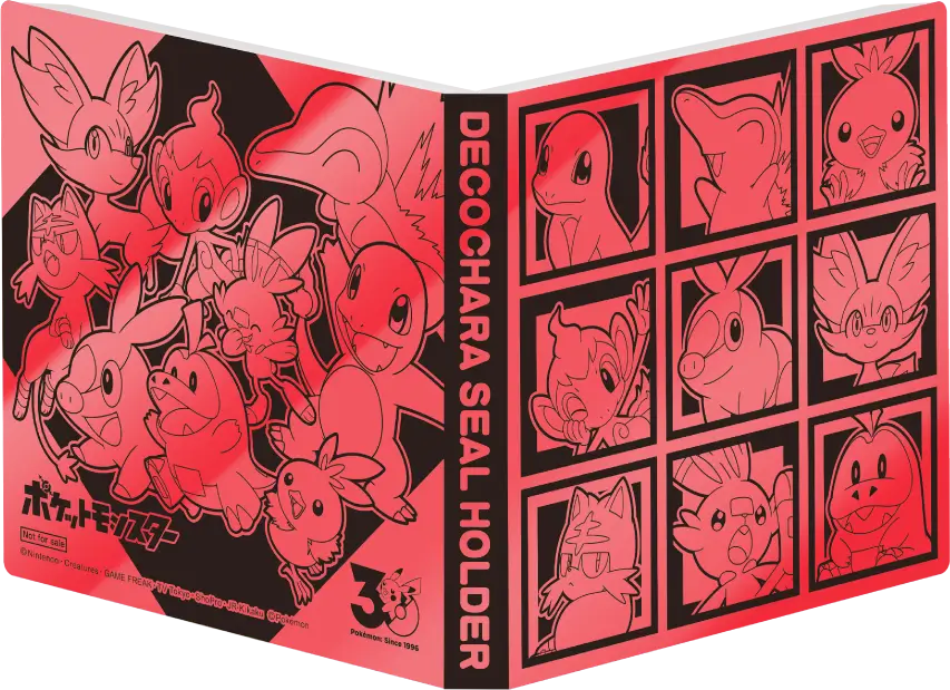 Deco Character Seal Holder A d’octobre avec des Pokémon de type Feu