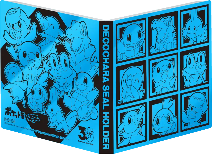 Deco Character Seal Holder A de novembre avec des Pokémon de type Eau